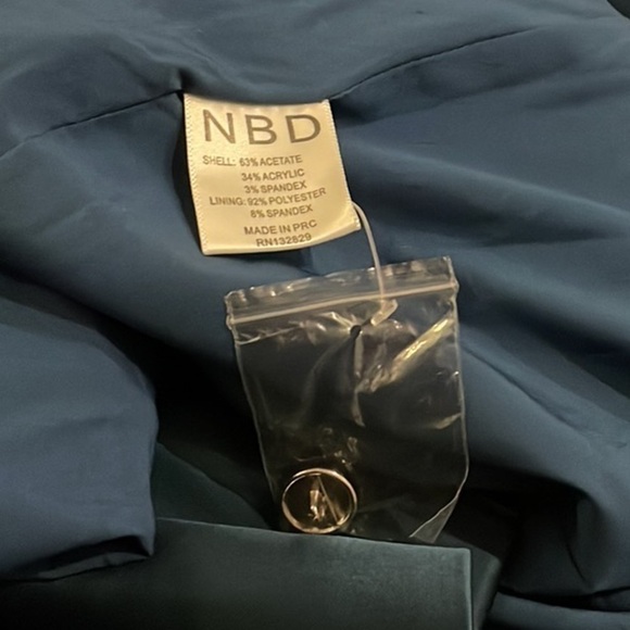 Revolve Mini Dress NWT NBD Manuela Satin Size Small - Picture 10 of 12